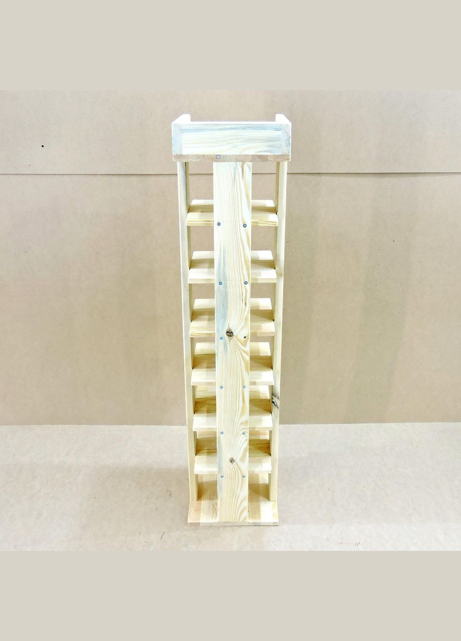 Полка для обуви из дерева Турбенталь 128 бланже (ПДО-1283001) No Brand (327848729)