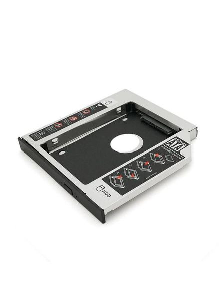 Кишеня-адаптер XON для підключення 2.5" HDD/SSD SATA 3.0 12.7 мм Чорний (XMAS2127SG 6686) XON E-Tech (305589083)