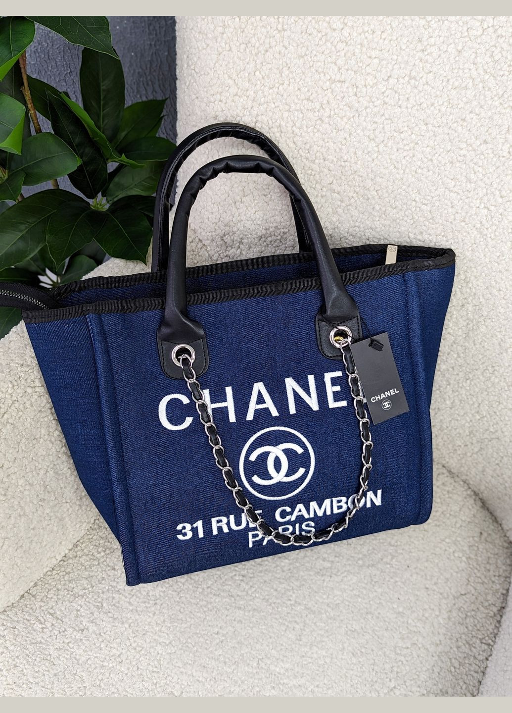 Any Moda: Сумка шопер джинс No Brand (323205559)