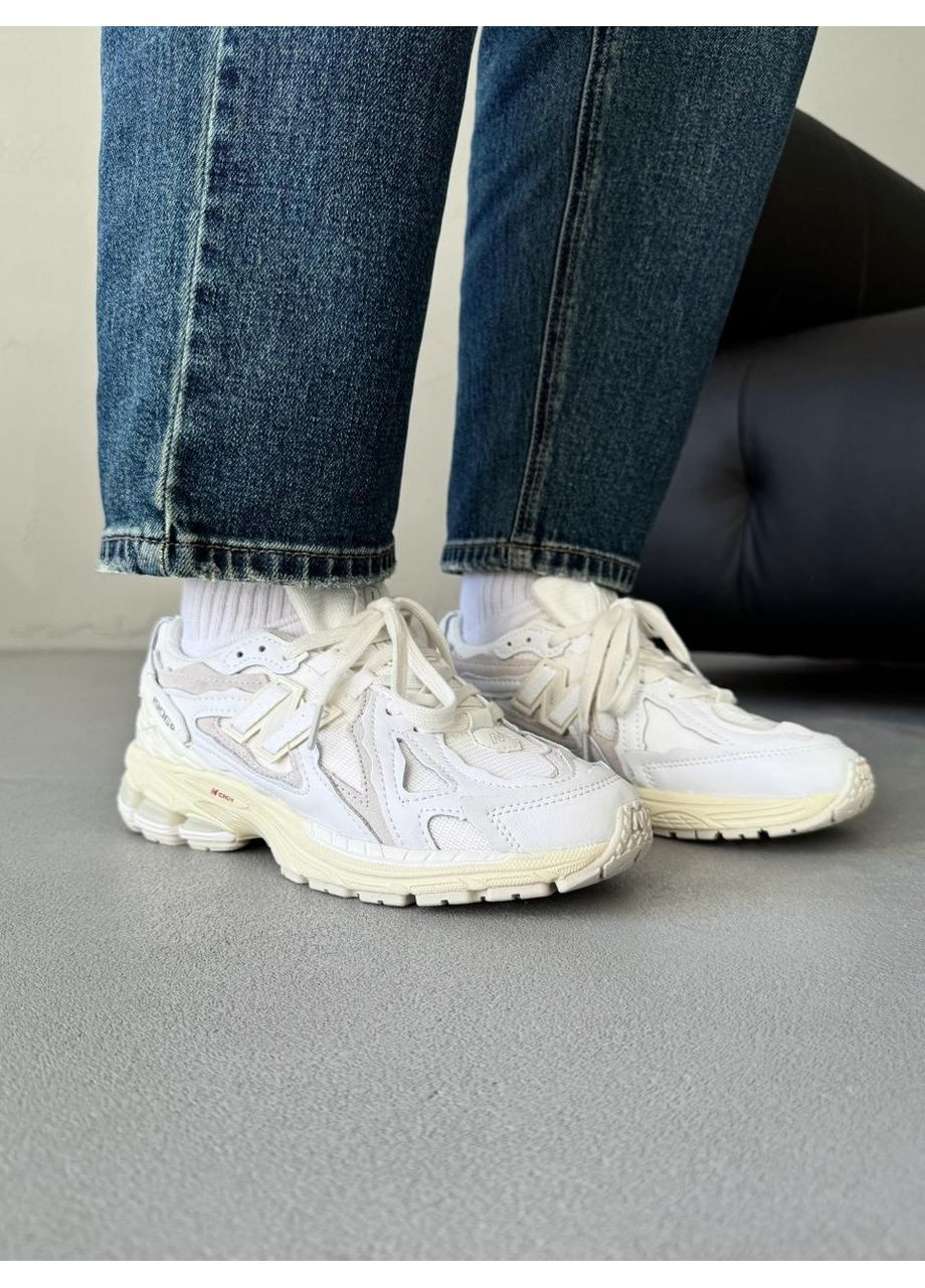 КРОССОВКИ ЖЕНСКИЕ NEW BALANCE 1906D WHITE BEIGE НЬЮ БЕЛАНС 1906D No Brand белые демисезоны (367173861)