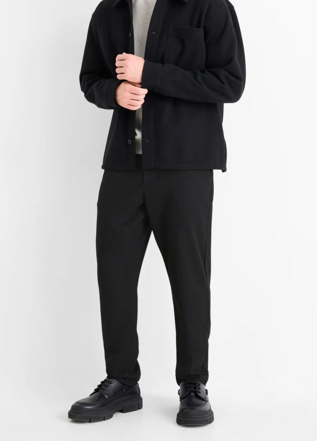 Черные повседневный демисезонные брюки C&A