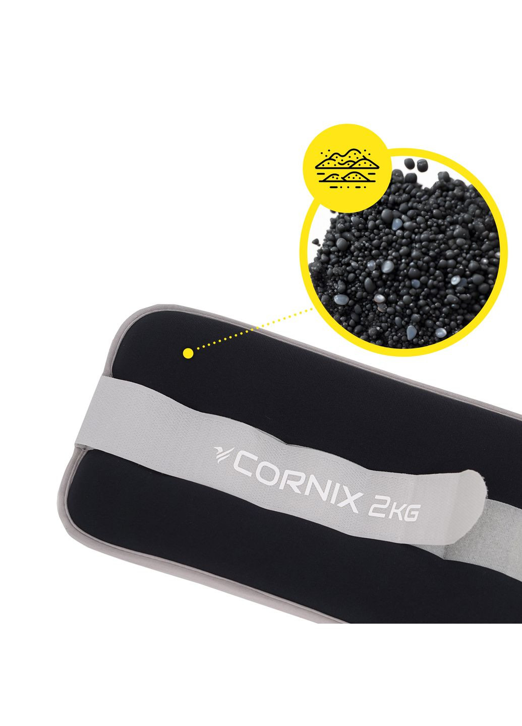 Обважнювачі-манжети для ніг та рук 2 x 2 кг Cornix XR-0242 (275654153)