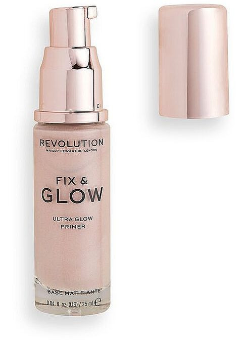 Сияющий праймер для лица Fix & Glow Primer 25ml (899769-174124) Makeup Revolution (368610415)