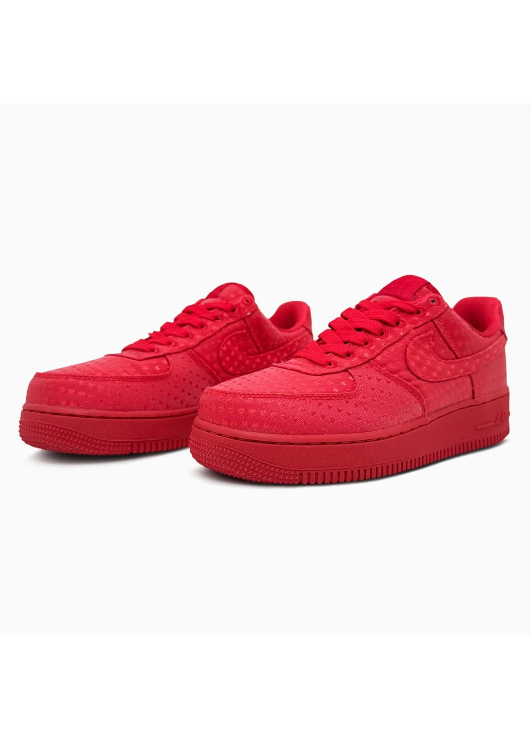 Красные летние кроссовки nike air force 1 se valentines day/university red найк аир форс 1 No Brand