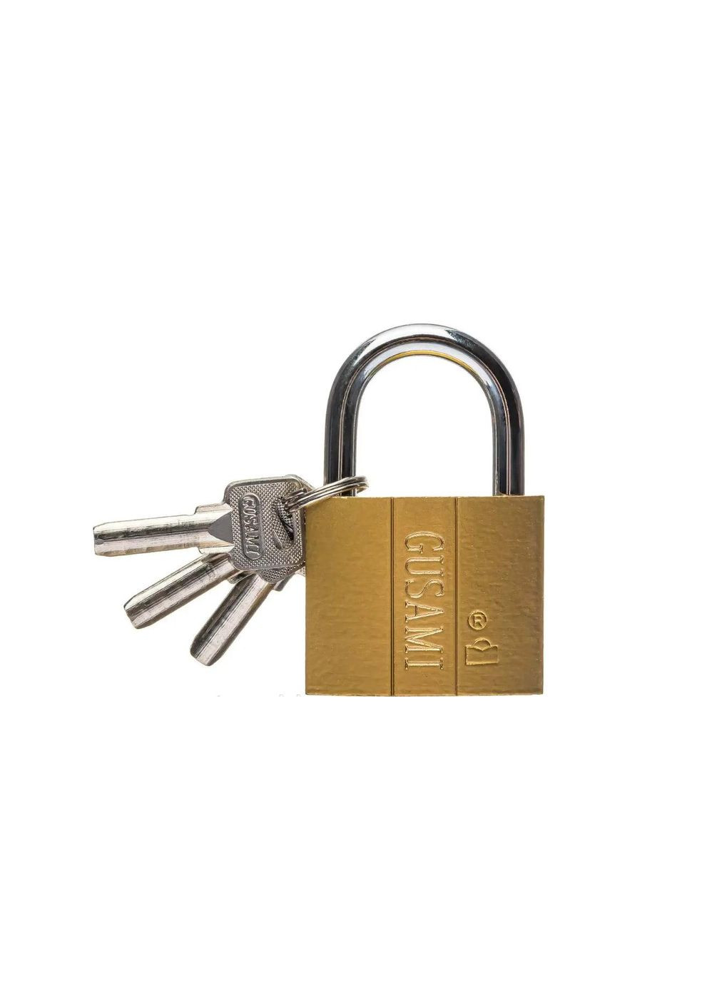 Замок Gusami (золото) 38мм 240шт No Brand (346240943)