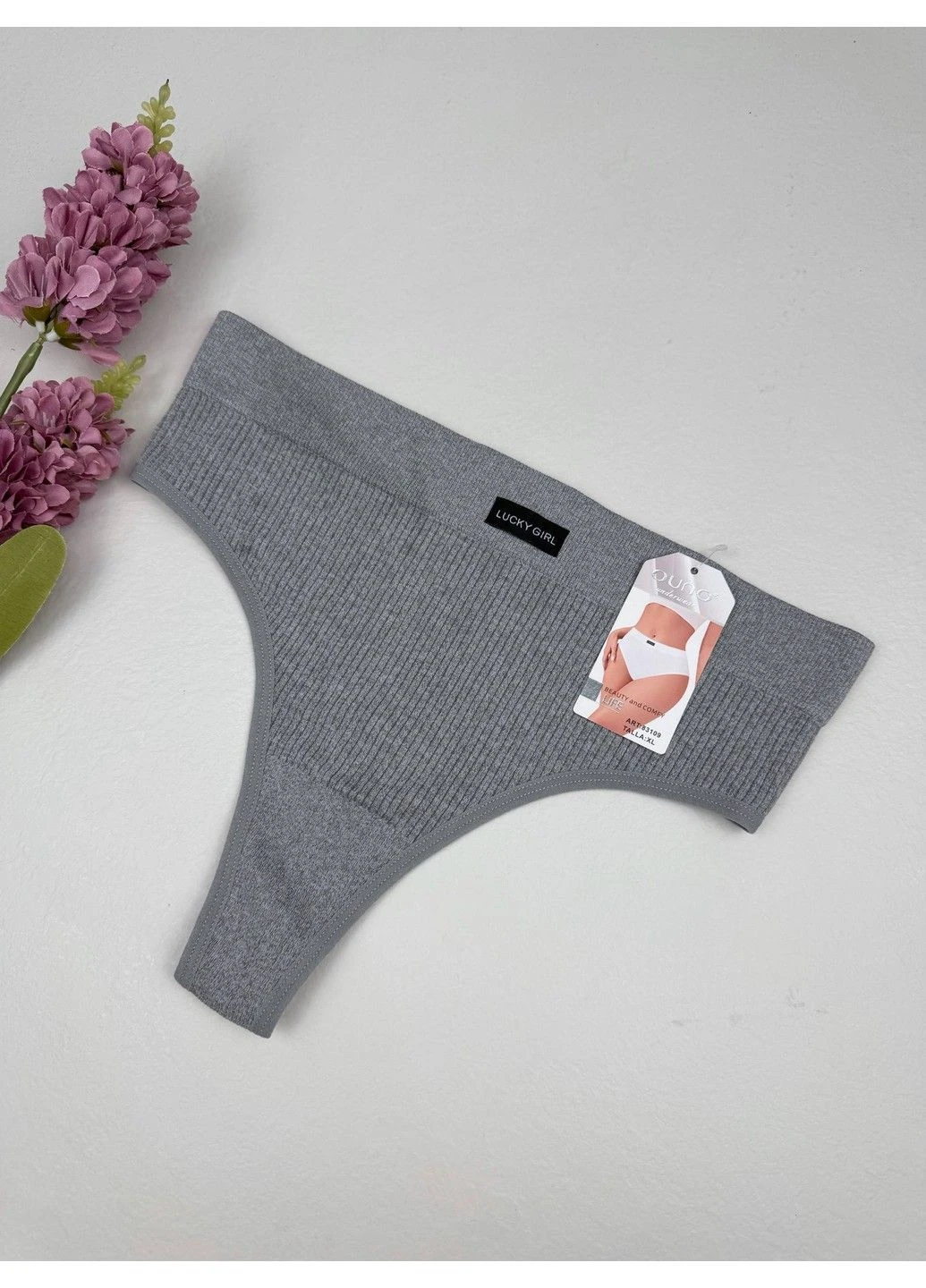 Стрінги в рубчик з коригуючим ефектом 83109 Dyana (389290495)