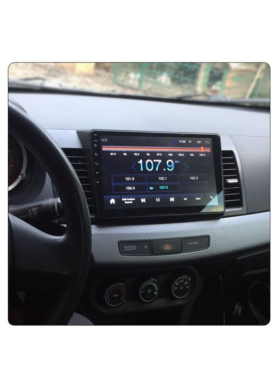 Штатная магнитола для Mitsubishi Lancer X Рестайлинг 2011-2015 экран 10" 1/16Gb/ Wi-Fi GPS Optima 44шт Lesko (336202716)