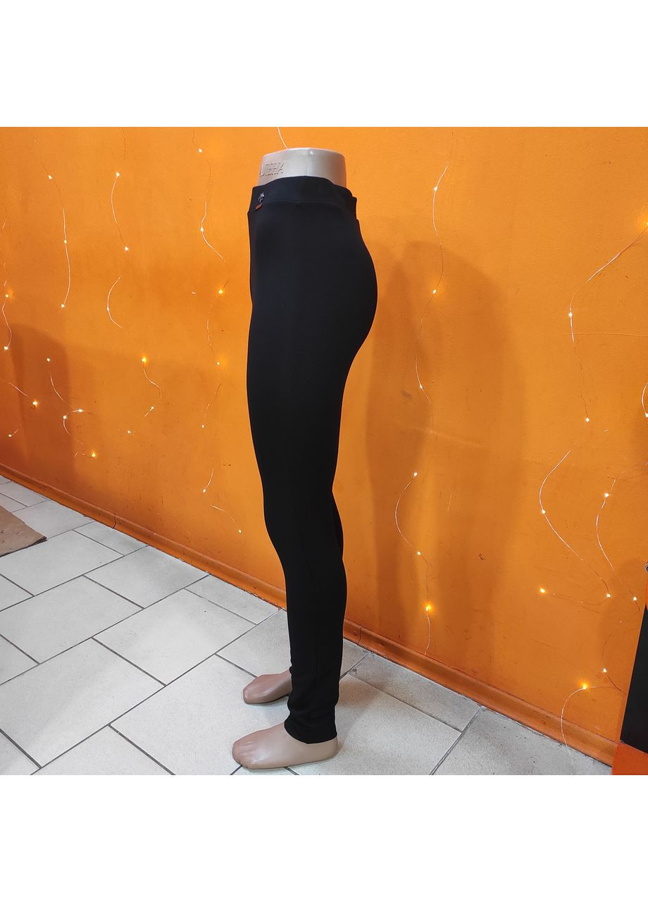 Лосины женские леггинсы высокая посадка 48 черные No Brand (366547563)