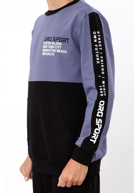 Подростковый спортивный комплект (свитшот и штаны), прямого кроя (p-16376) Носи своє (363043099)