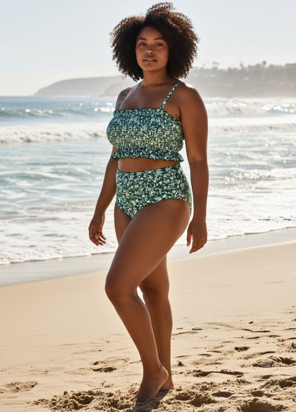 Зеленый летний женский раздельный купальник bikini set lily зеленый (8260) раздельный FS
