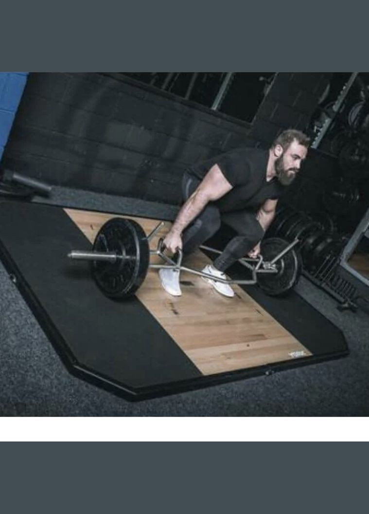 Трэп-гриф олимпийский для становой тяги 213см (50мм) с подставкой York Fitness (303126932)