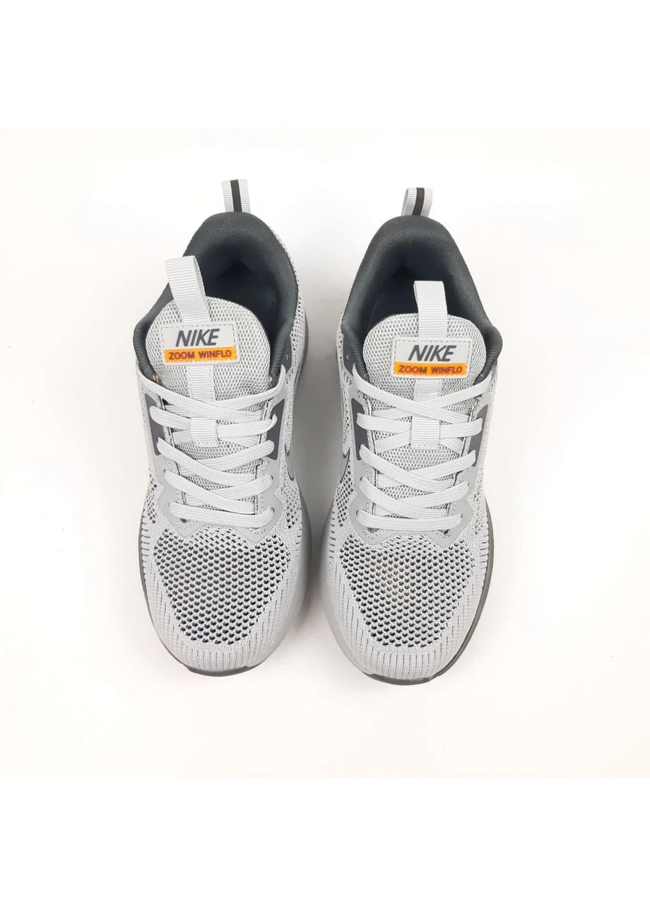 Светло-серые демисезонные кроссовки мужские nike Pegasus Zoom Winflo