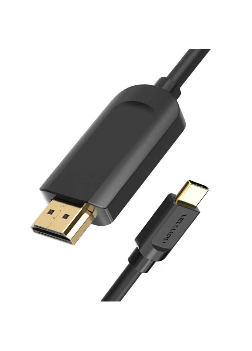 Кабель TypeC to HDMI 4K 30Hz Cable 1.5M Black (CGUBG) Vention (300685257)