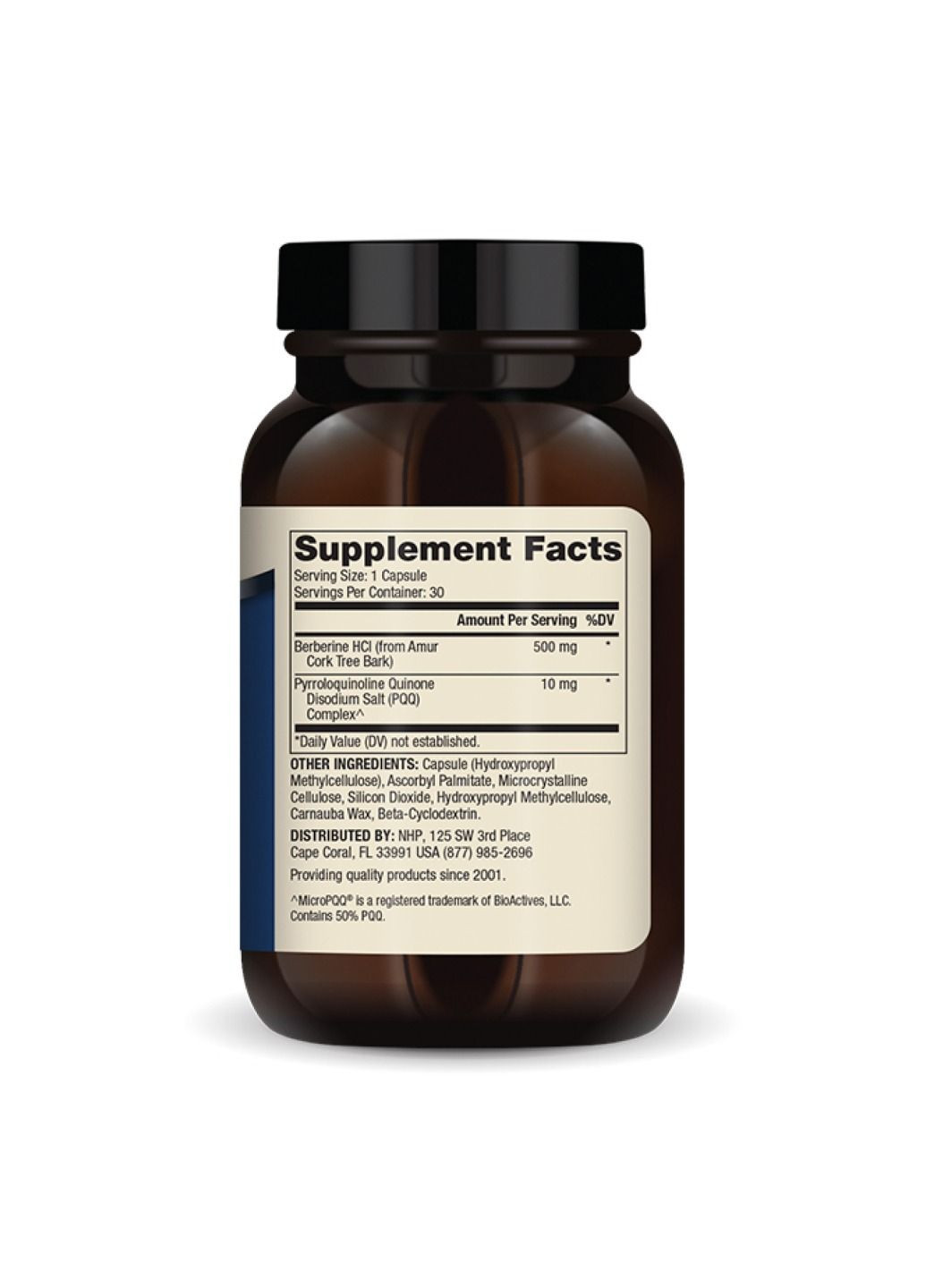 Добавка Berberine and MicroPQQ Advanced - 30 caps Dr. Mercola (315733720)