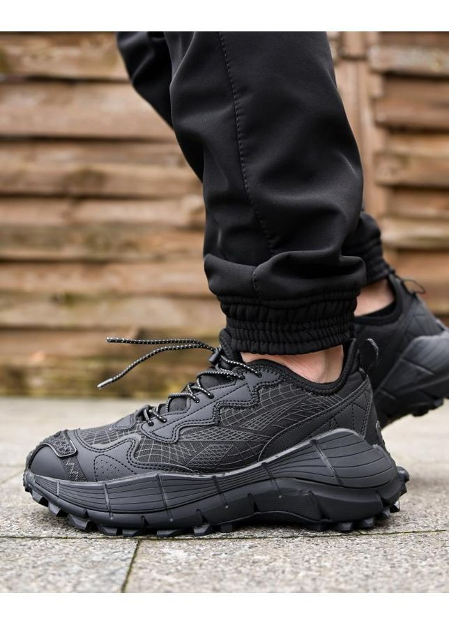 Черные зимние мужские термо кроссовки rb vibran black No Brand