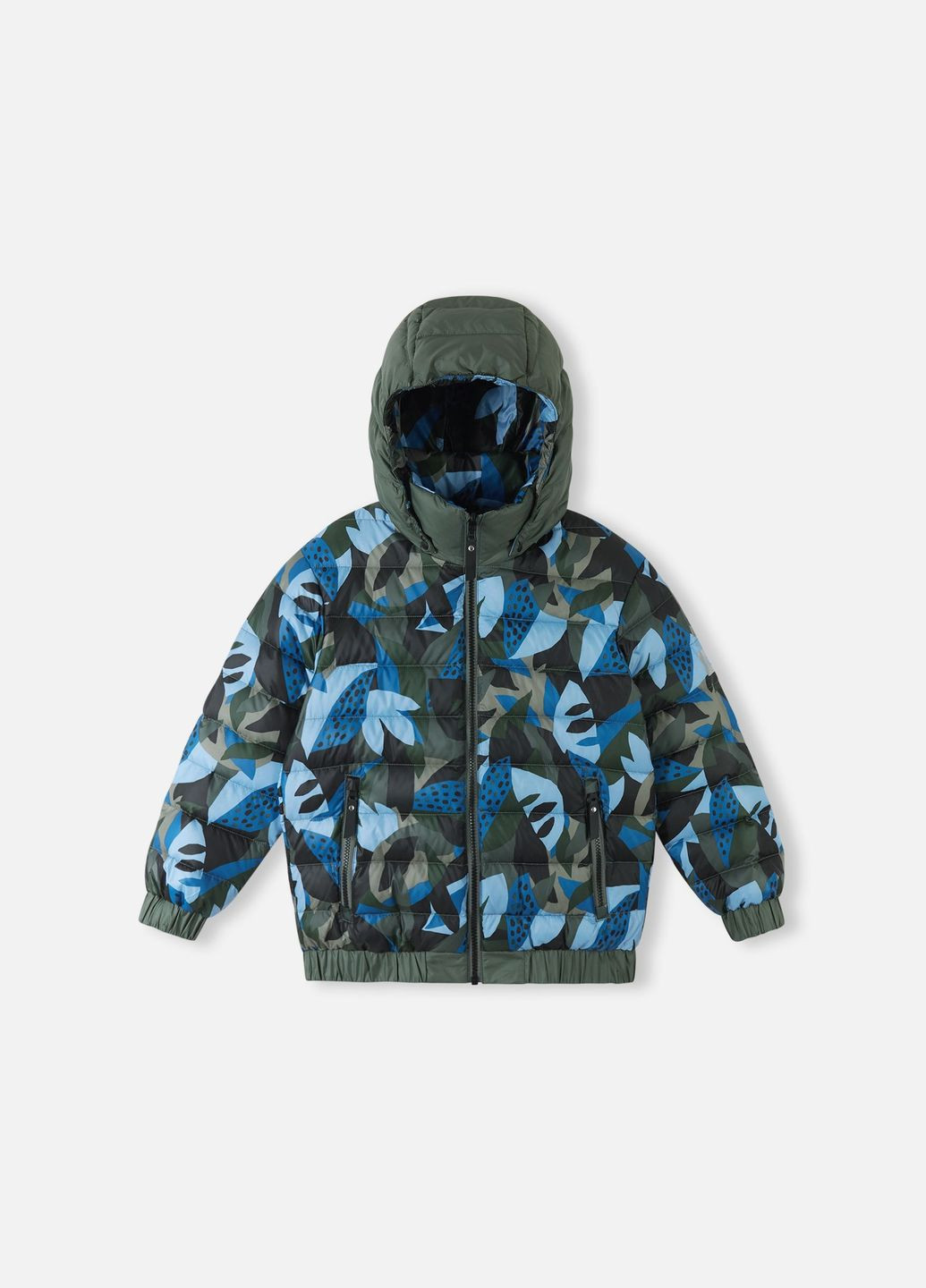 Зелена демісезонна пуховик двосторонній Reima FINNOO