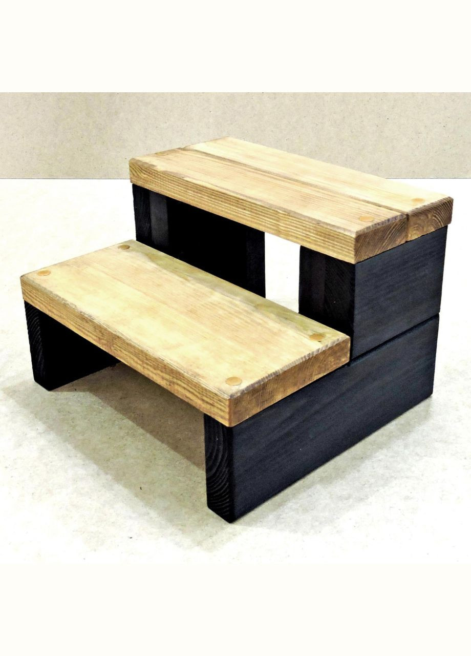 Скамейка-ступенька из дерева Гудзон венге-сиена (ССТ-00031205) No Brand (327847536)