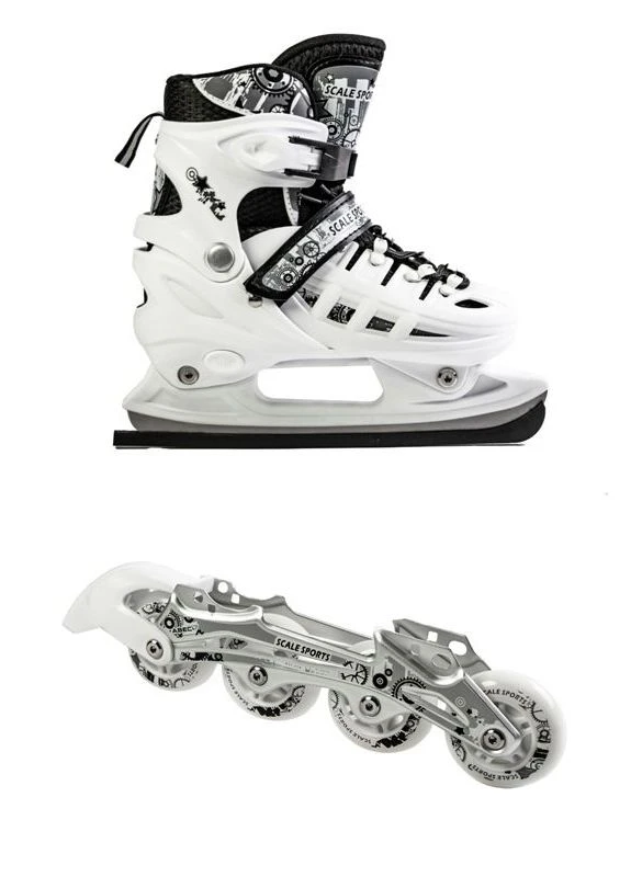Ролики-ковзани Scale Sport 2in1. White (розмір 29-33) Scale Sports (340910258)