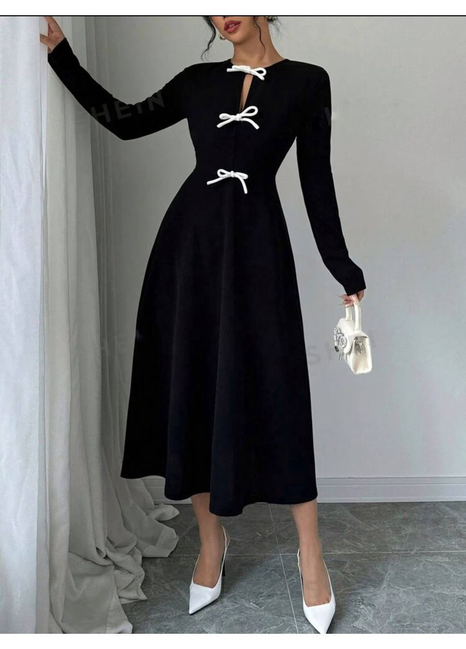 Чорна вишукана сукня Fashion