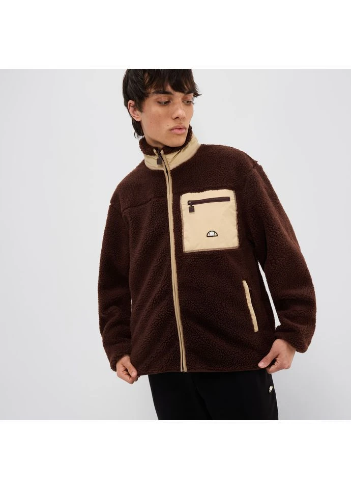 Коричневая демисезонная куртка viterbo fz jacket Ellesse