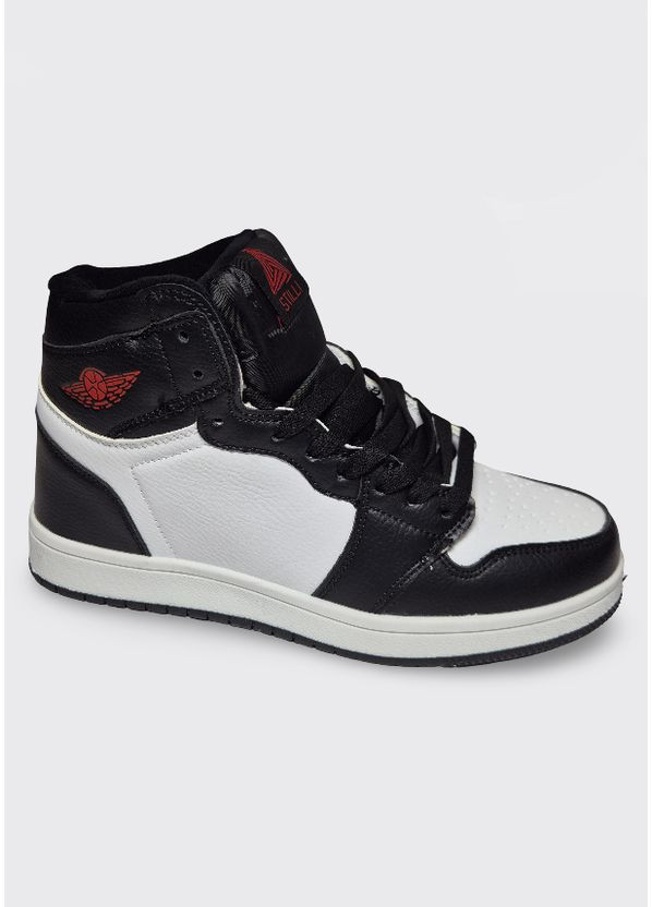 Черно-белые кеды мужские зимние черно-белые (hb480-7) Stilli