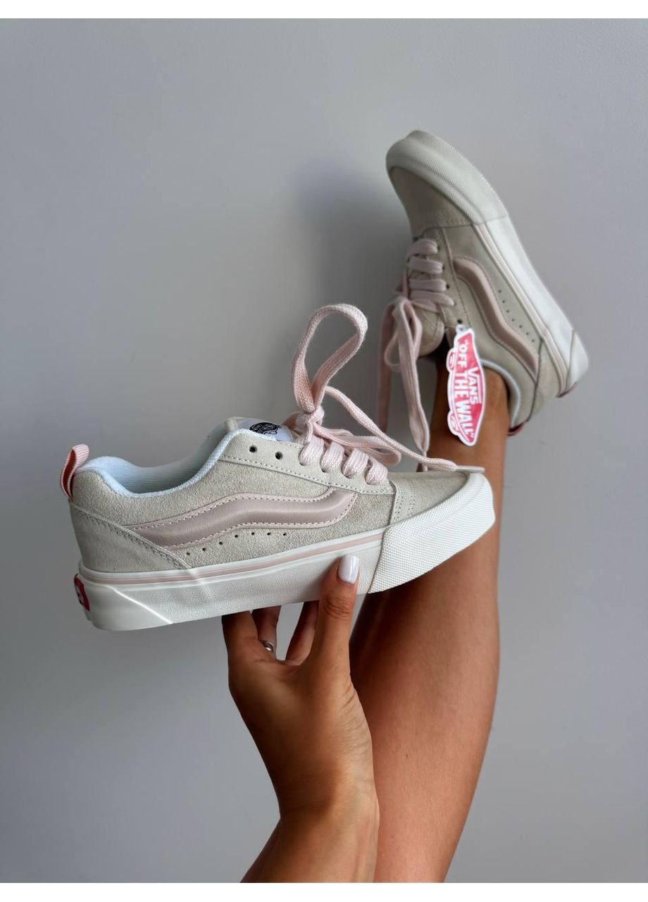 КЕДИ ЖІНОЧІ VANS KNU PASTELS PINK ВАНС КНУ СКУЛ No Brand рожеві демісезони (367173246)