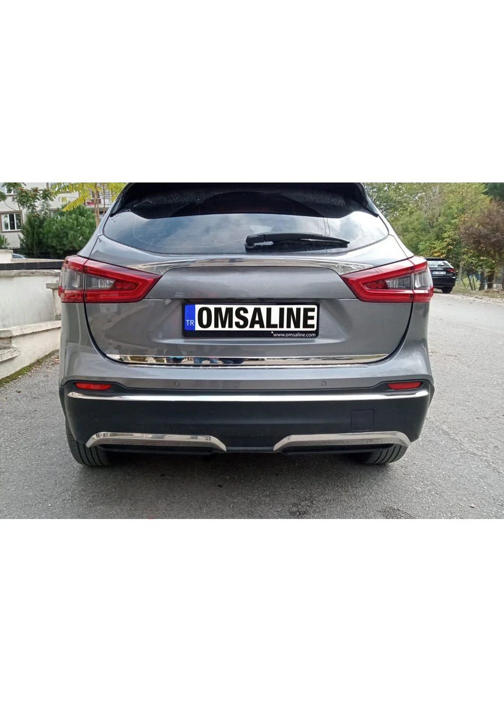 Кромка бампера (нерж) для Nissan Qashqai 2014-2021 рр No Brand (392209425)