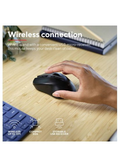Мышка (25084) Trust Mydo Silent Wireless Black (366574870)