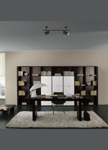 Накладний поворотний світильник ML382 чорний (40231) Feron (305757868)