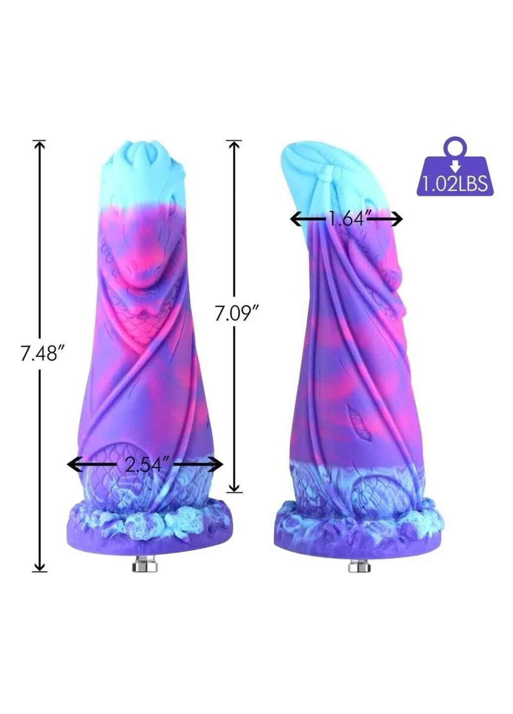 Дилдо 7.48" Silicone Dildo HSA139 Hismith (348517806)