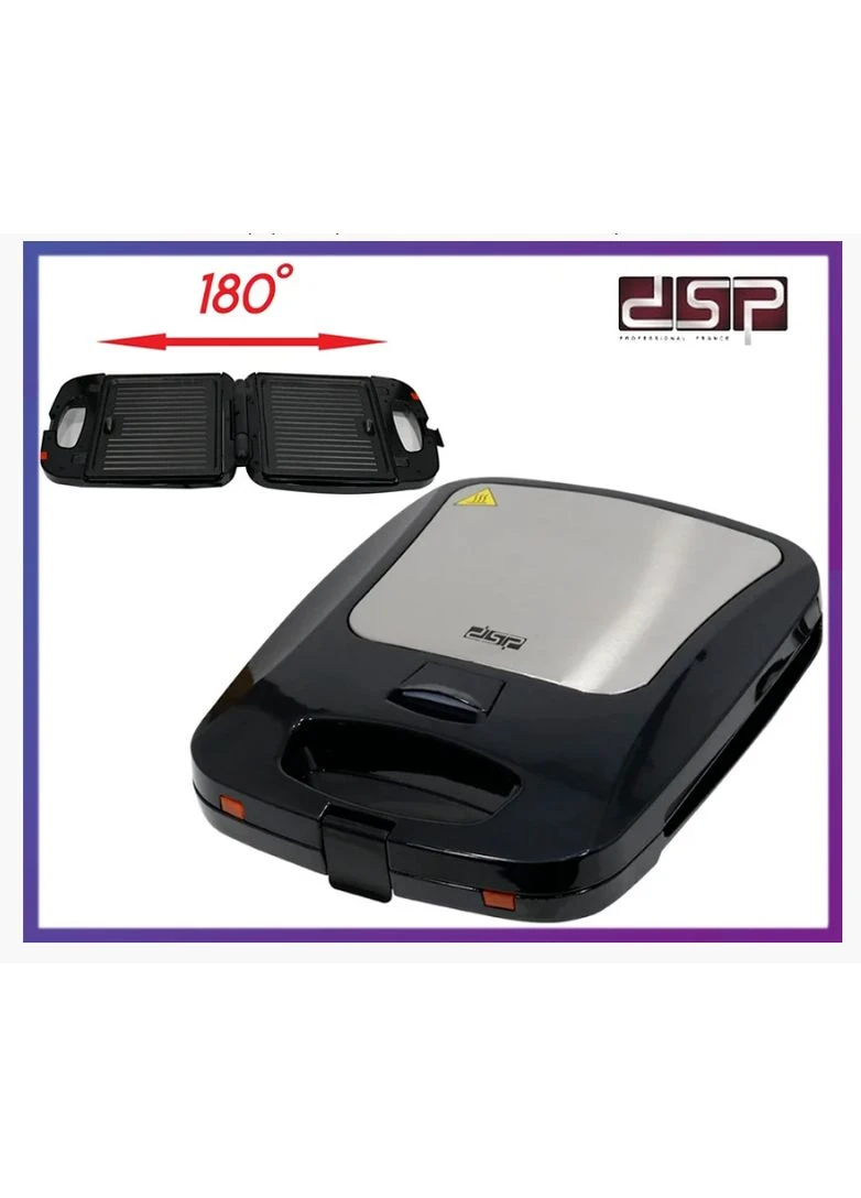 Електричний гриль, сендвічниця 2в1 DSP KC1051A 1200 Вт Digital (388719153)