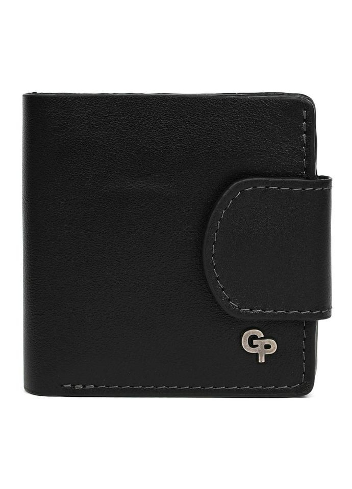Портмоне с монетницей 500610 черное Grande Pelle (342323119)
