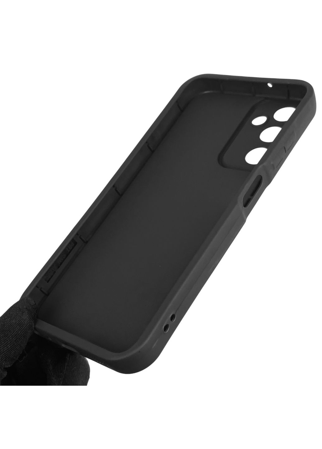 Чехол силиконовый Soft Touch с 3D принтом женским для Galaxy A05S (SM-A057) черный (Полная защита камеры) Samsung (373670768)