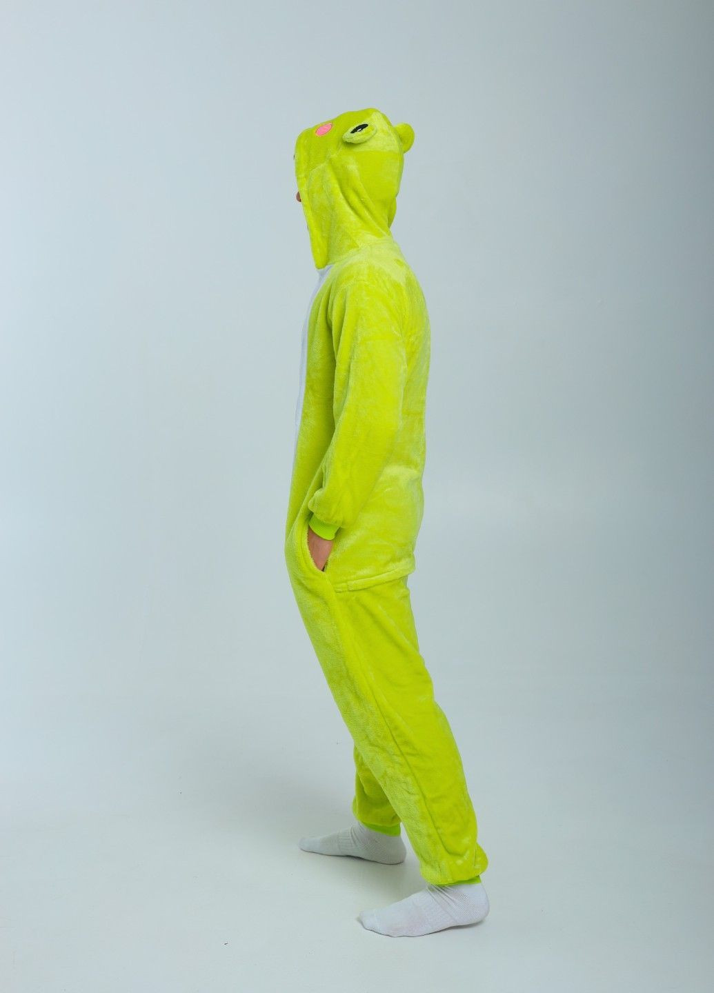 Кігурумі піжама жаба чоловіча зелена плюшева Lalapka (369137966)