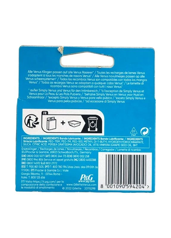 Картриджі Venus Smooth 3 планшет 4 шт. Gillette (351586412)