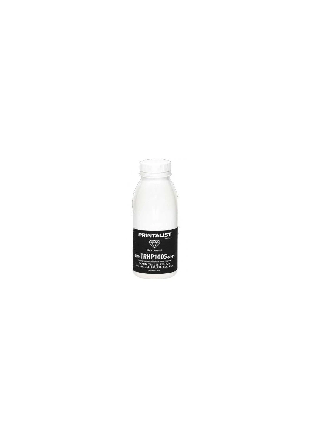 Тонер HP LJ P1005/1005/1505, 80г (TRHP1005-80-PL) Printalist HP LJ P1005/1006/1505, 80г Black (388937369)