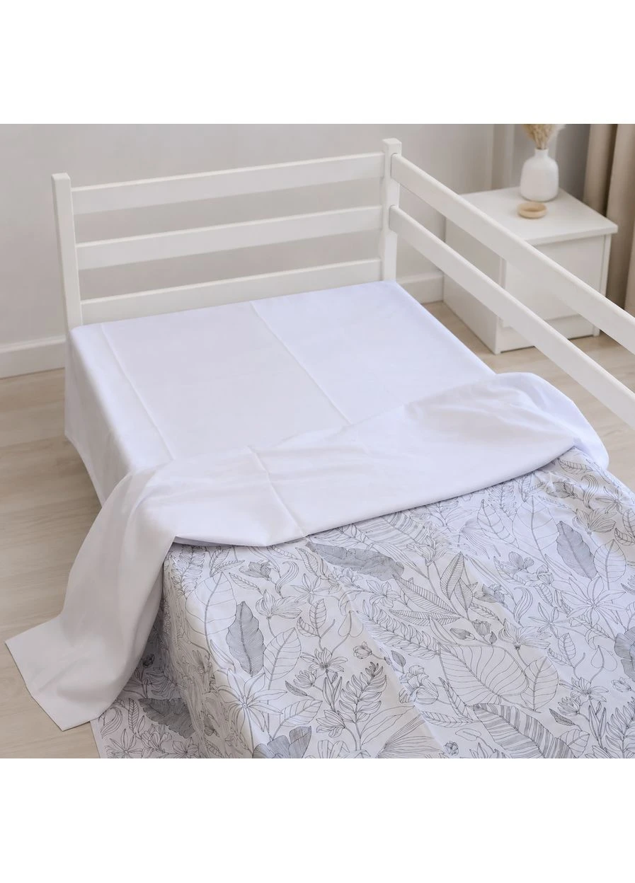 Комплект постельного белья Сатин JUNIOR 22-1427 Leafsong white Mirson (399966767)