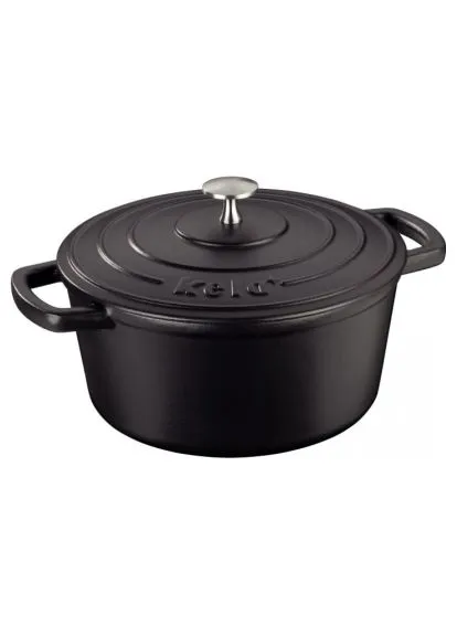 Кастрюля Calido 3,8 л Black (12471) Kela Calido 3, 8 л Black (366482129)