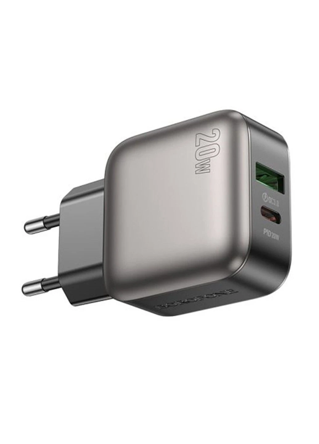 МЗП BAS54A Absolute PD20W+QC3.0 (1USB-A/1C) + Type-C to Lightning Borofone (389073346)