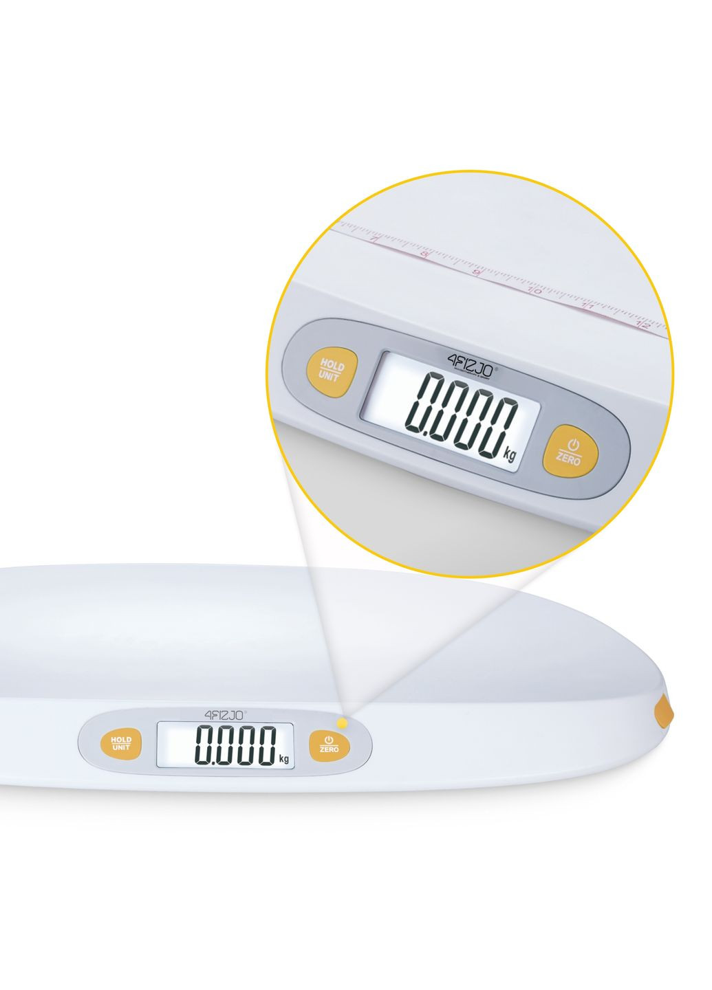 Ваги для немовлят Smart Baby Scale до 25 кг White () 4FIZJO P-5905973404075 (324264829)