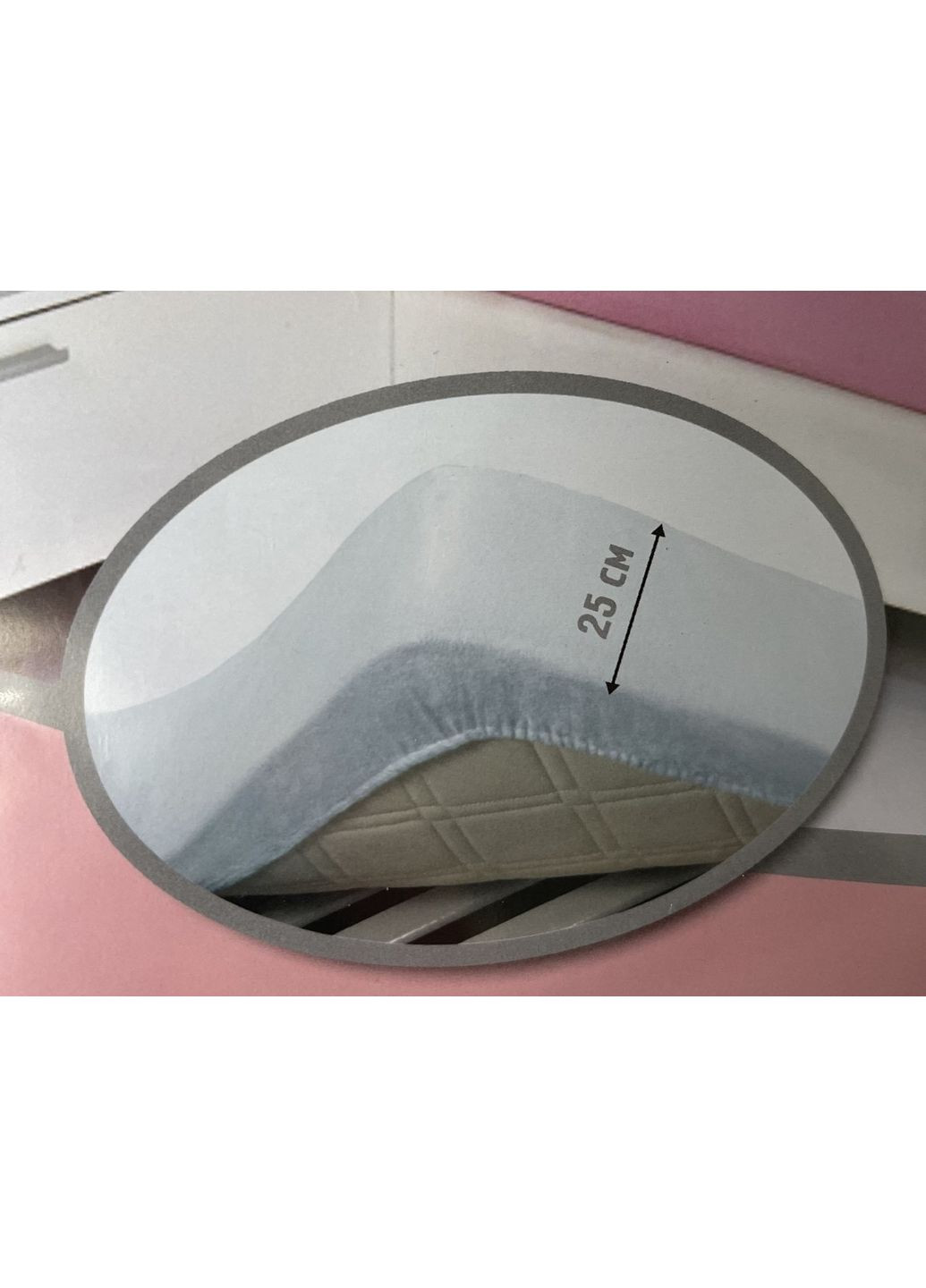 Махрове простирадло на гумці різні кольори 160*200*25 см POLENTS Kayra (366216888)