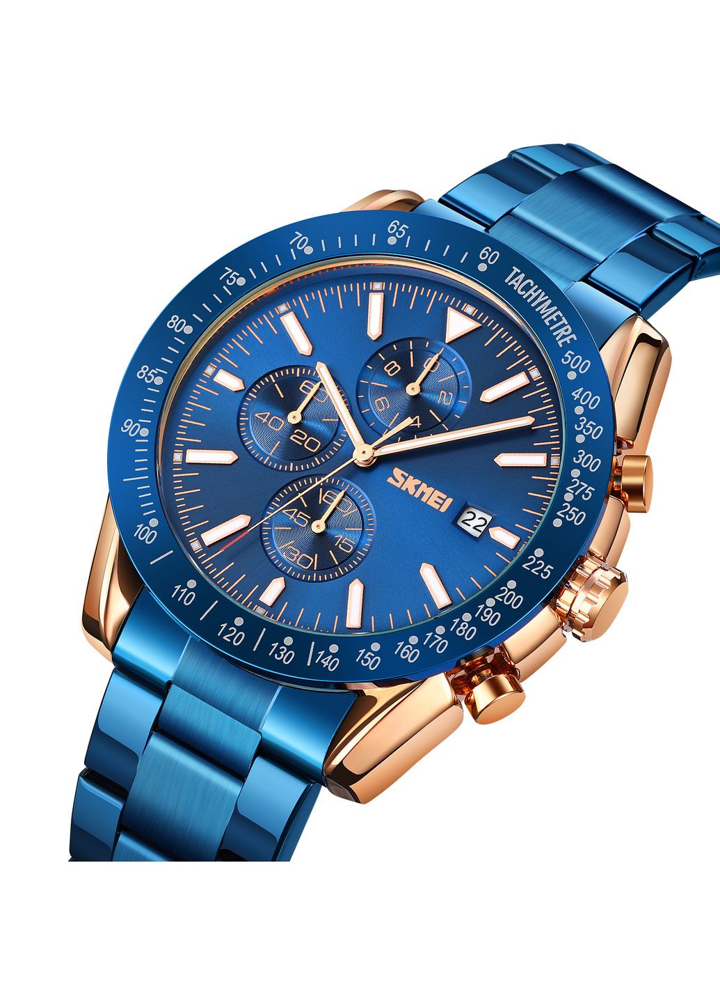 9253RGBU Rose Gold-Blue SALE Skmei (341333835)