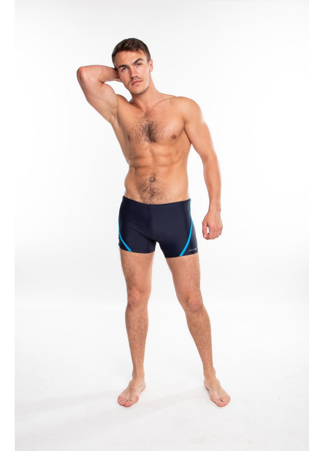 Мужские темно-синие спортивные мужские плавки боксеры Sesto Senso