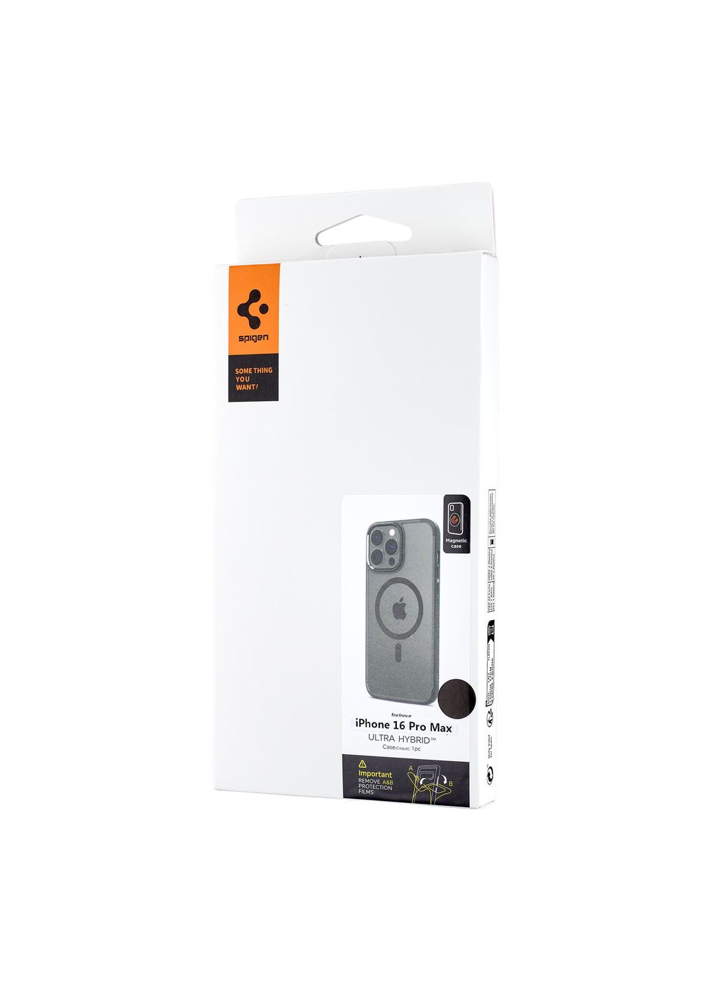 Чехол Ultra Hybrid with MagSafe iPhone 16 Pro Max Black Spigen (317461522)