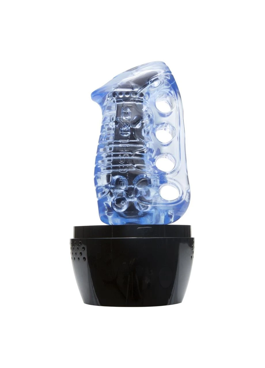 Мастурбатор Fleshskins Grip Blue Ice, надійна фіксація на руці, відмінно для пар F16623 Fleshlight (303885507)