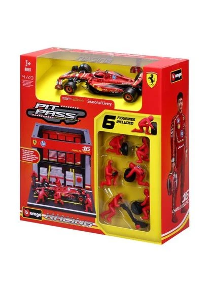 Игровой набор - Pit Pass Ferrari SF-24 (1:43) Bburago (394729646)
