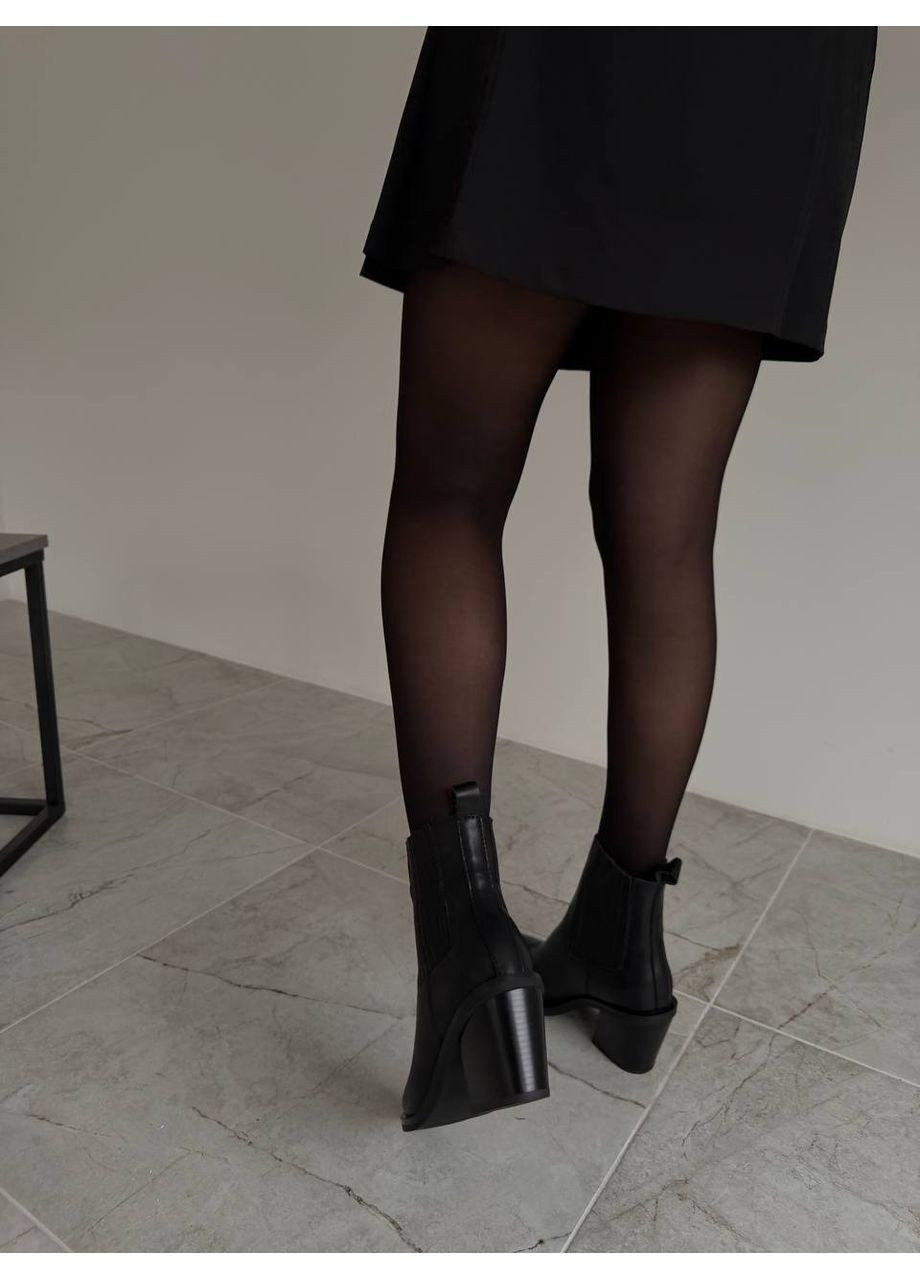 Чорні демісезонна чорні ботильйони Helen