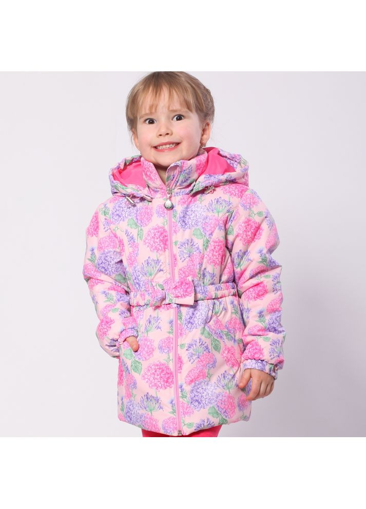 Рожева демісезонна куртка демісезонна для дівчаток модний карапуз гортензія Trendy Tot 03-00947_000000002