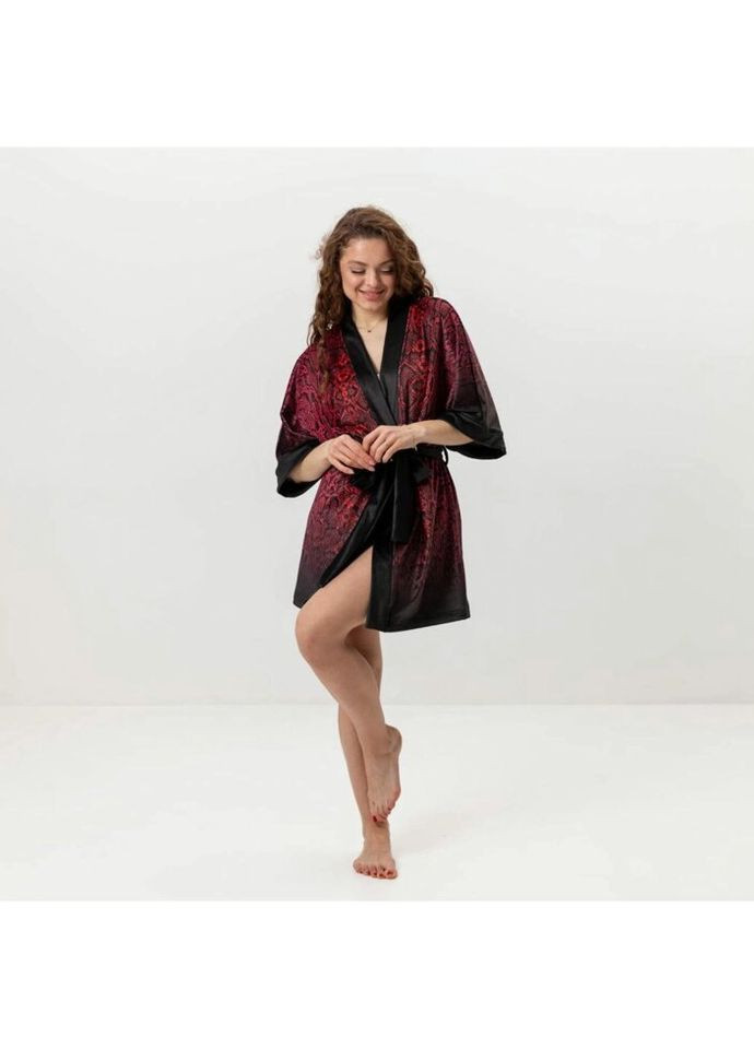Халат жіночий із плюшевого велюру Червона Змія 3429_L 16001 L Fashion (296911312)