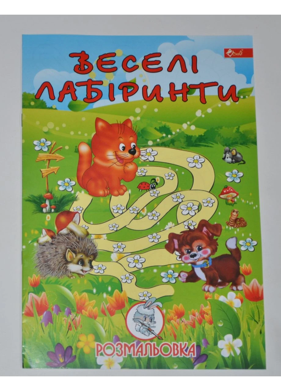 Раскраска "Веселые лабиринты", А4, 8 стр. Скат (399445577)